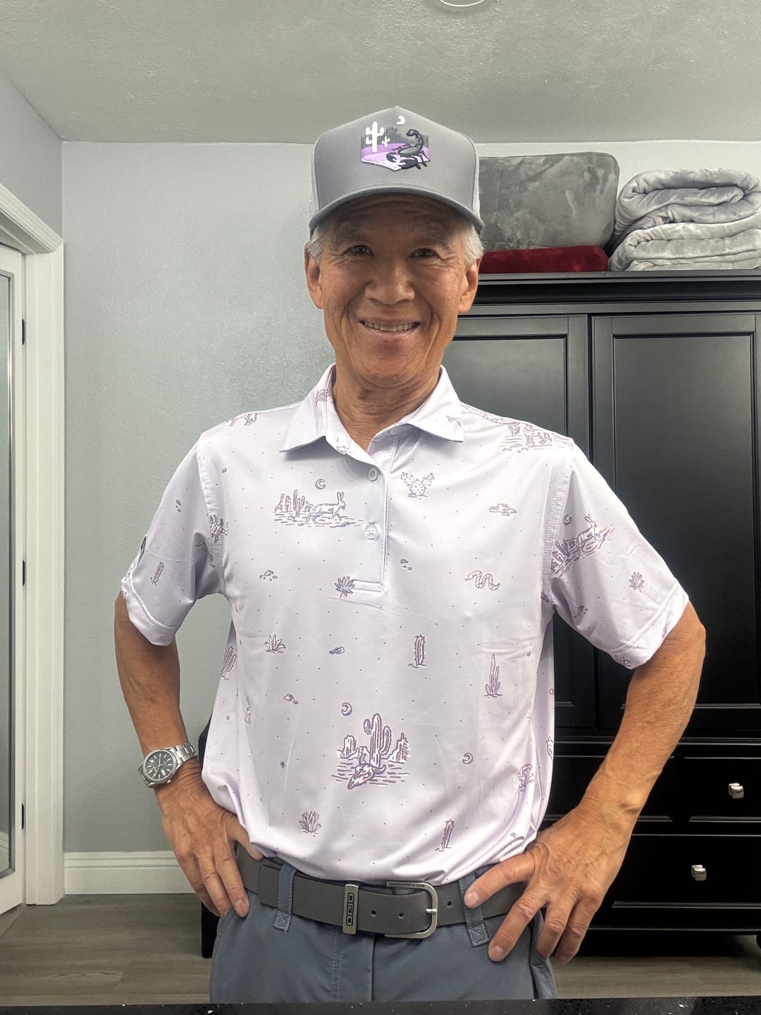 Customer photo review of Dry Heat Men's Polo