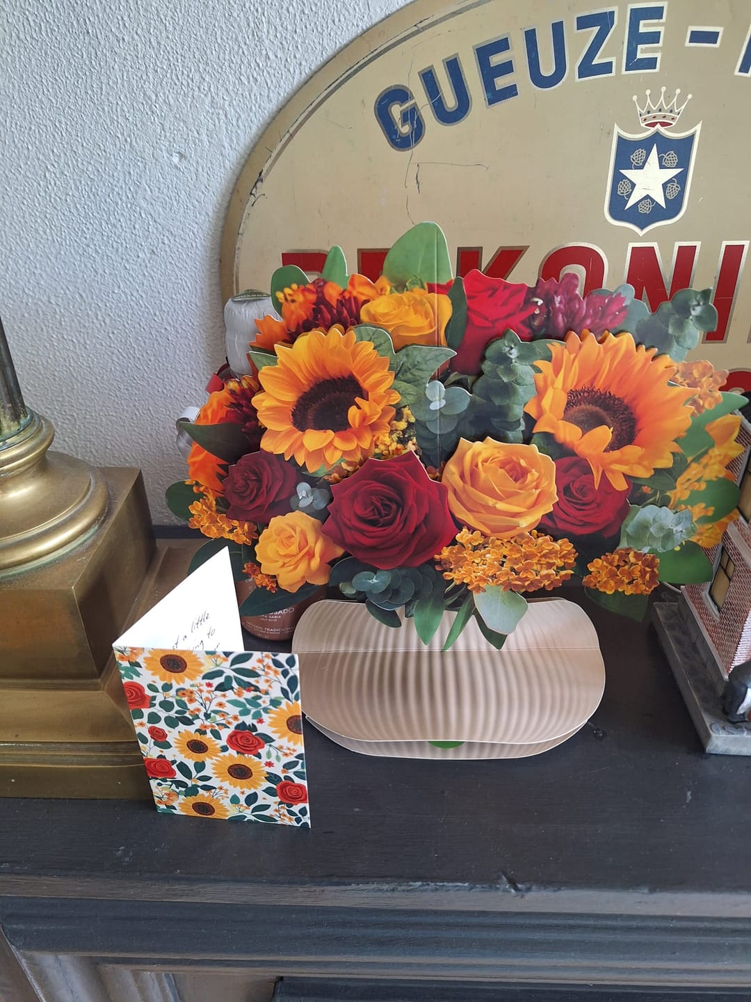 Customer photo review of Golden Harvest Pop-Up Bouquet