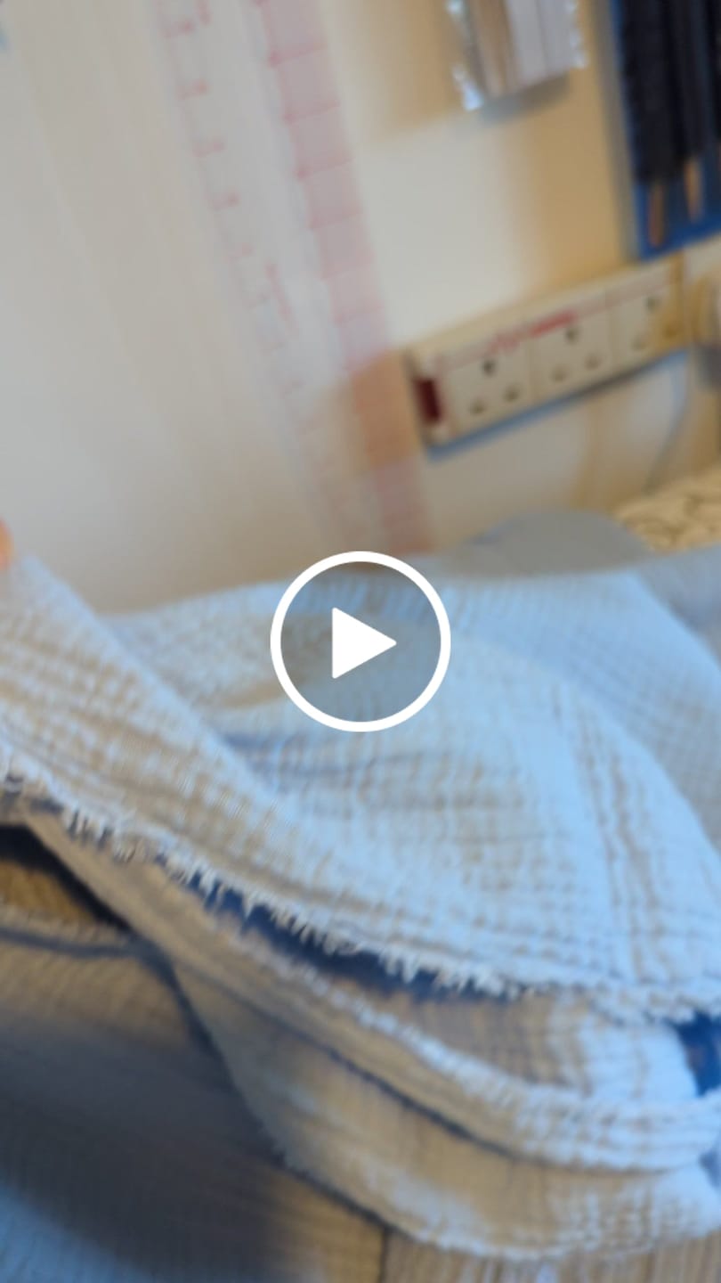 Customer video review of Plain Double Gauze Fabric