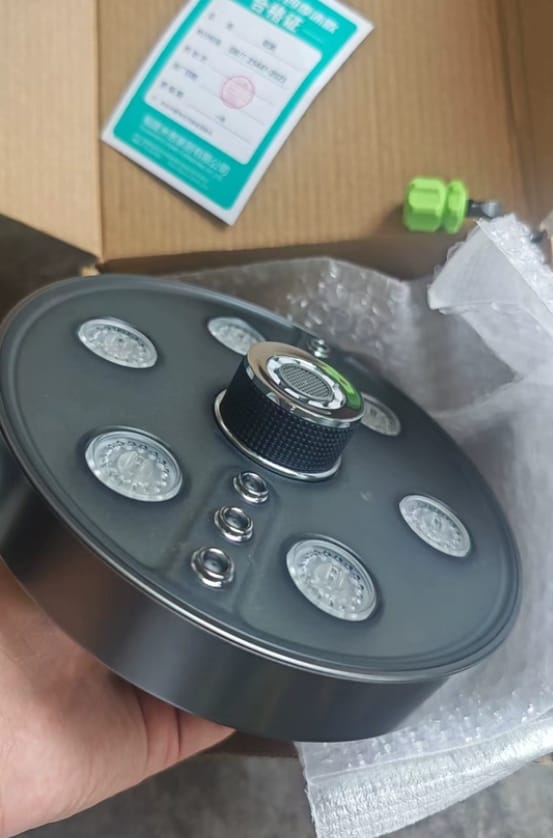 Customer photo review of Luxury Slim Rain Shower System with 5 Spray Modes and High Pressure Flow
