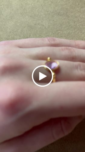 Customer photo review of Anillo Rosa Brillo