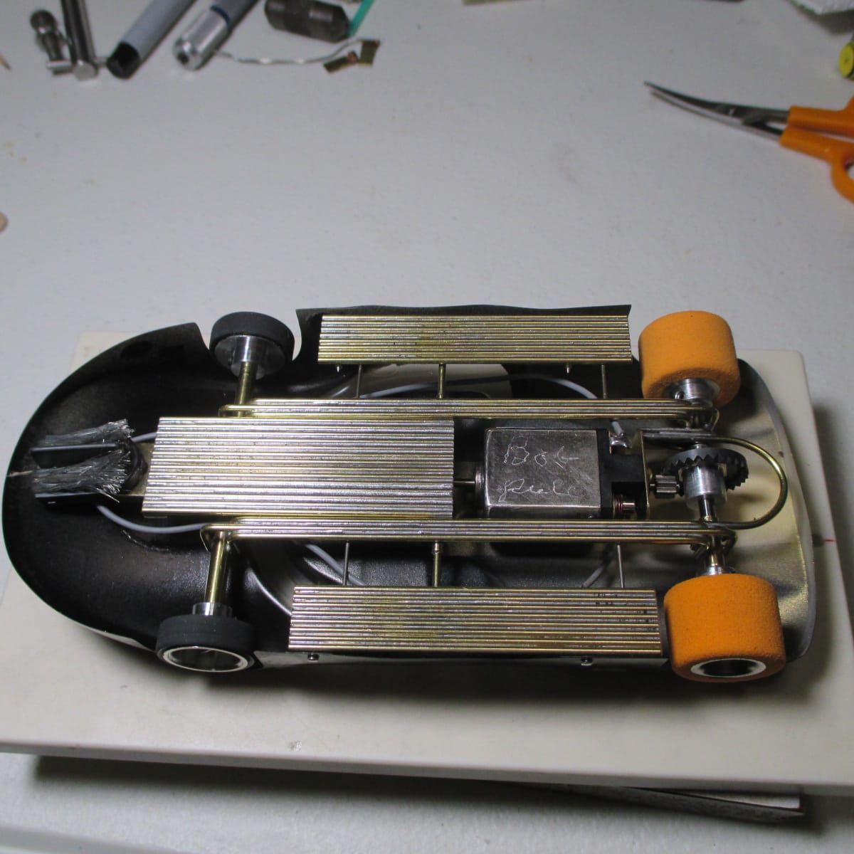 Customer photo review of Brass Strip: 0.025" Thick x 1/2" Wide x 12" Long (1 Piece)