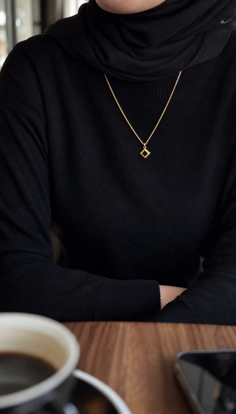 Customer photo review of Ikhlas Necklace