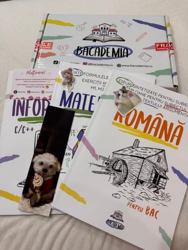Recenzie cu fotografie de la un client despre Pachet Bacalaureat (Română + Matematică + Informatică) Bacademia
