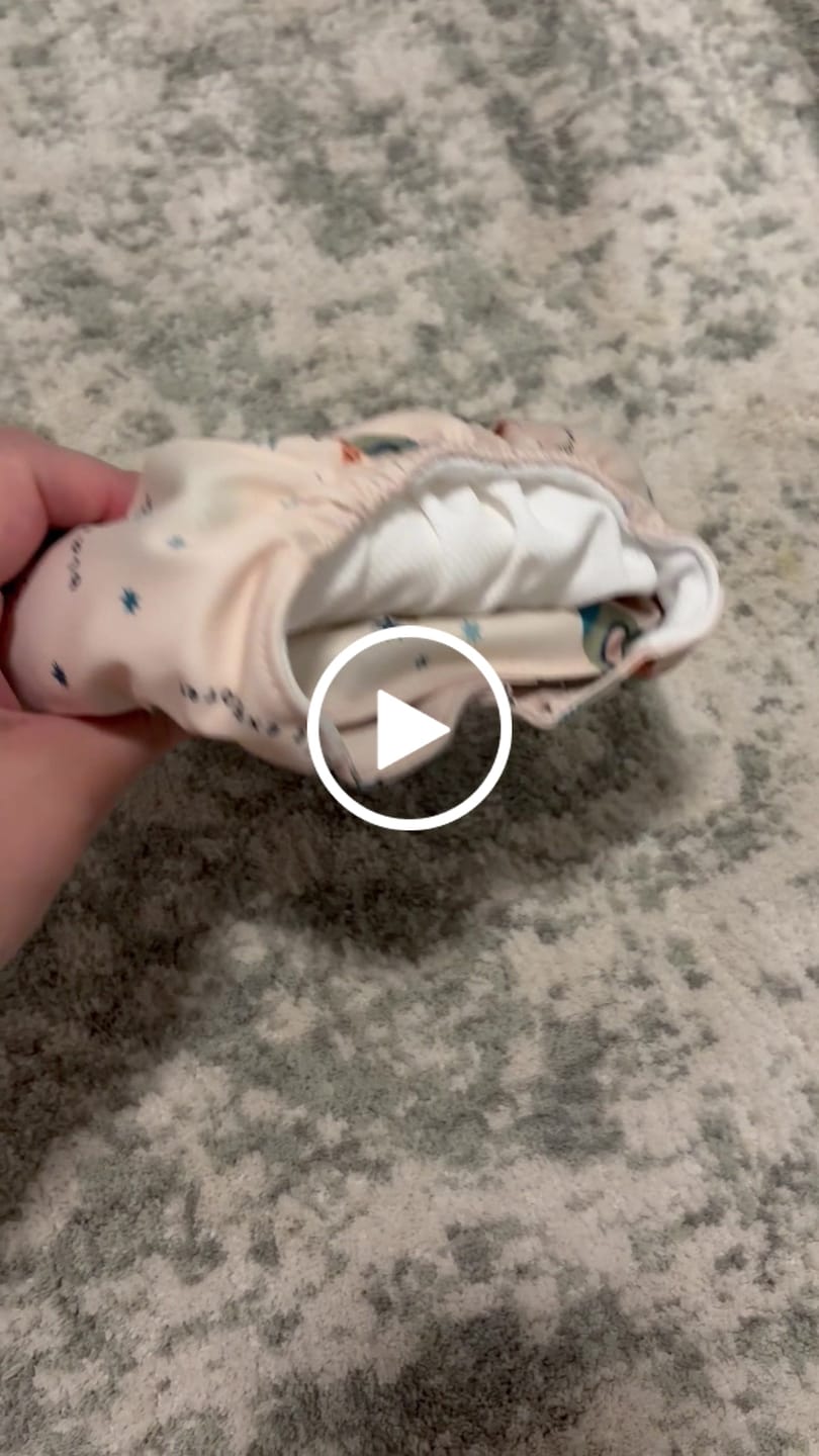 Customer video review of V2 Luxe Hook and Loop Pocket Cloth Diaper with Dual Inner Gussets and Athletic Wicking Jersey