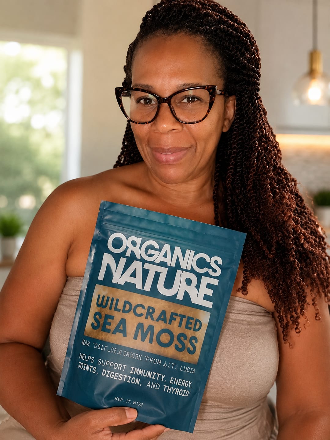Customer photo review of Raw Wildcrafted Sea Moss 4oz