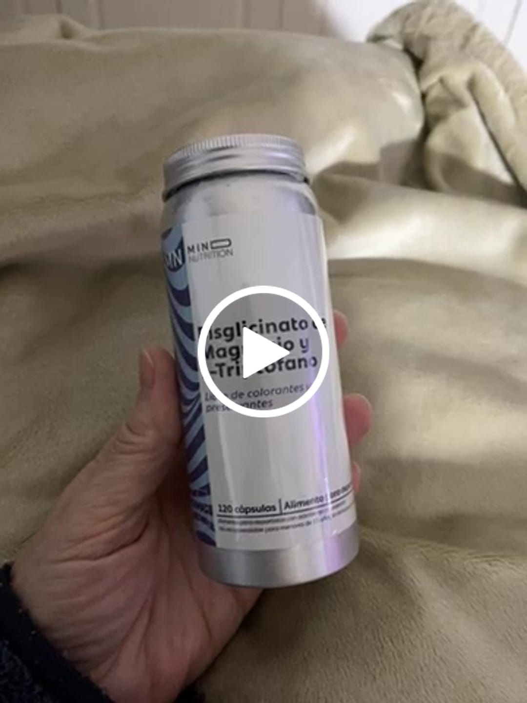 Customer video review of Bisglicinato de Magnesio + L-TRP
