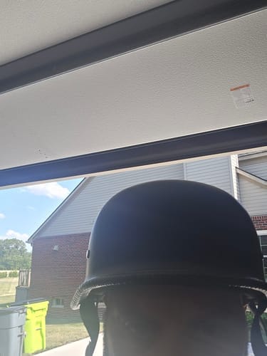 Customer photo review of Lightweight Mayan DOT Germanator Helmet / Matte Black