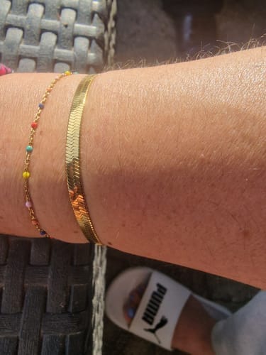 Customer photo review of Pulsera Cleopatra 4MM