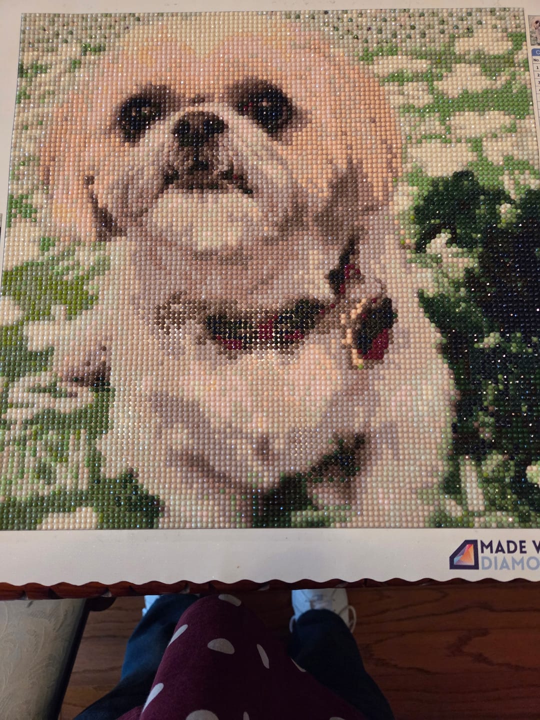 Customer photo review of Custom Diamond Painting Kit