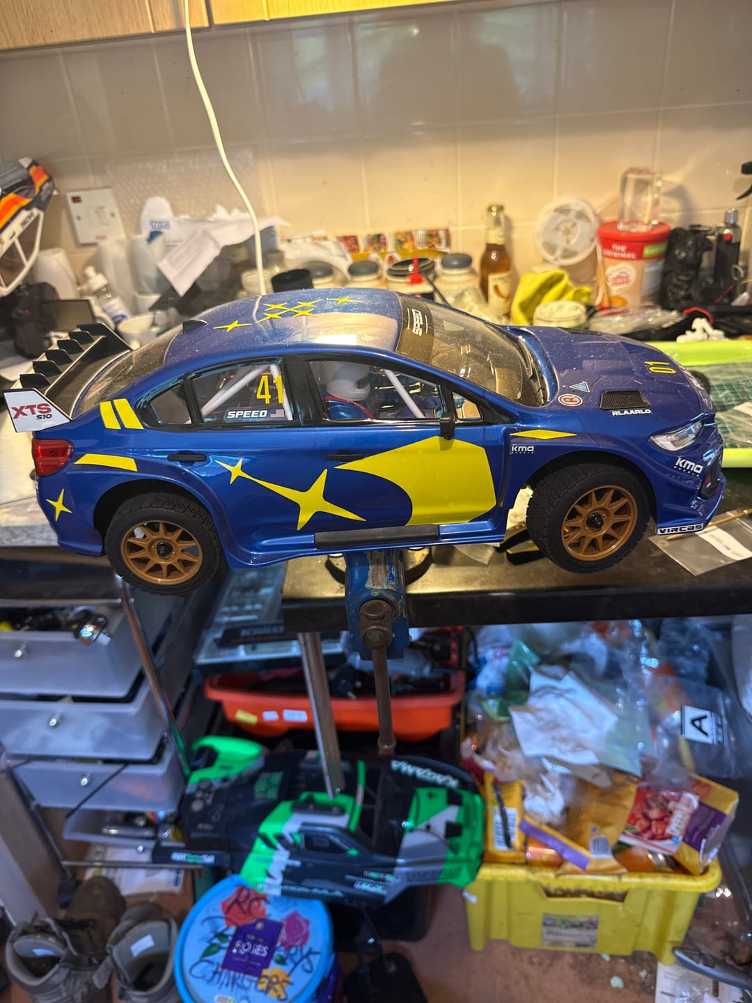 Customer photo review of Rlaarlo 1/10 Scale RTR 4WD Carbon Fiber Brushless RC Rally Car | XTS-S10