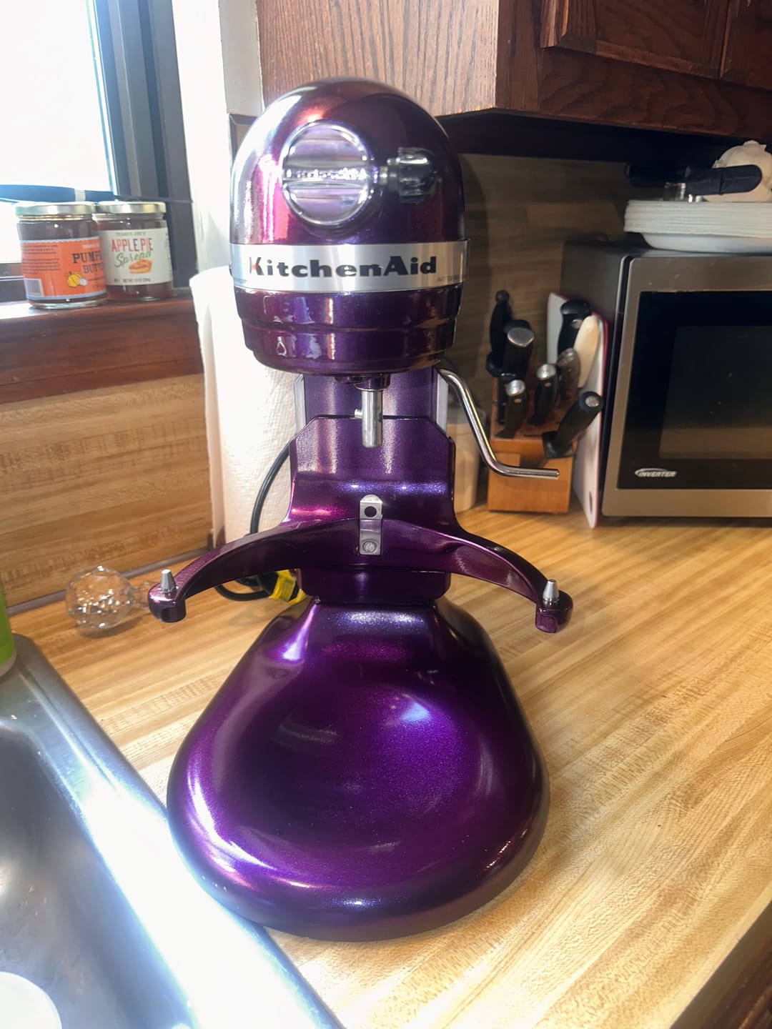 Customer photo review of Aurora Purple Spray Can