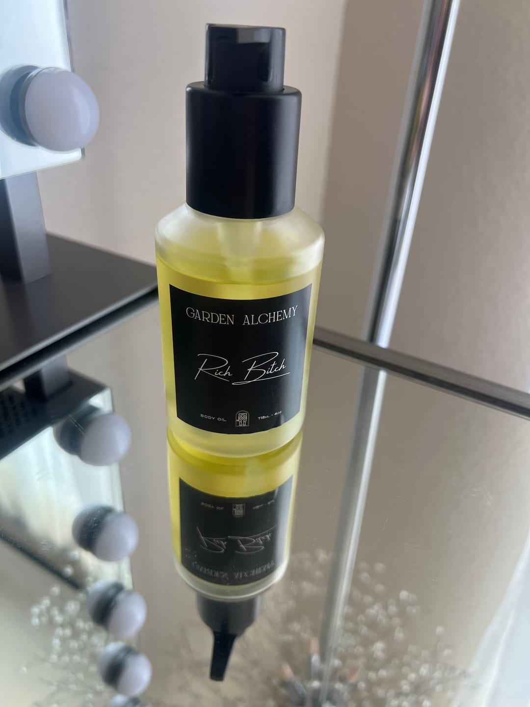 Customer photo review of RICH BITCH BODY OIL (the return of the OG 1st formula)