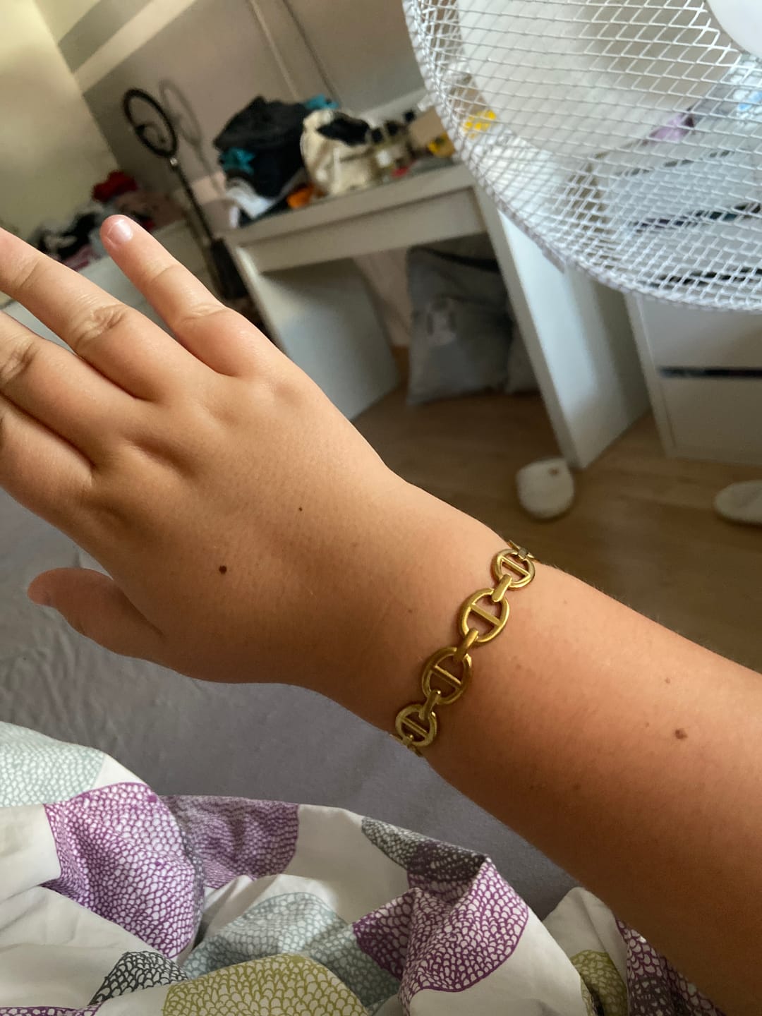 Customer photo review of Elegance Deluxe Armreif 18K Vergoldet