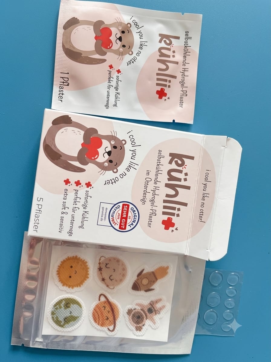 Customer photo review of kühlii Selbstkühlende Hydrogelpflaster