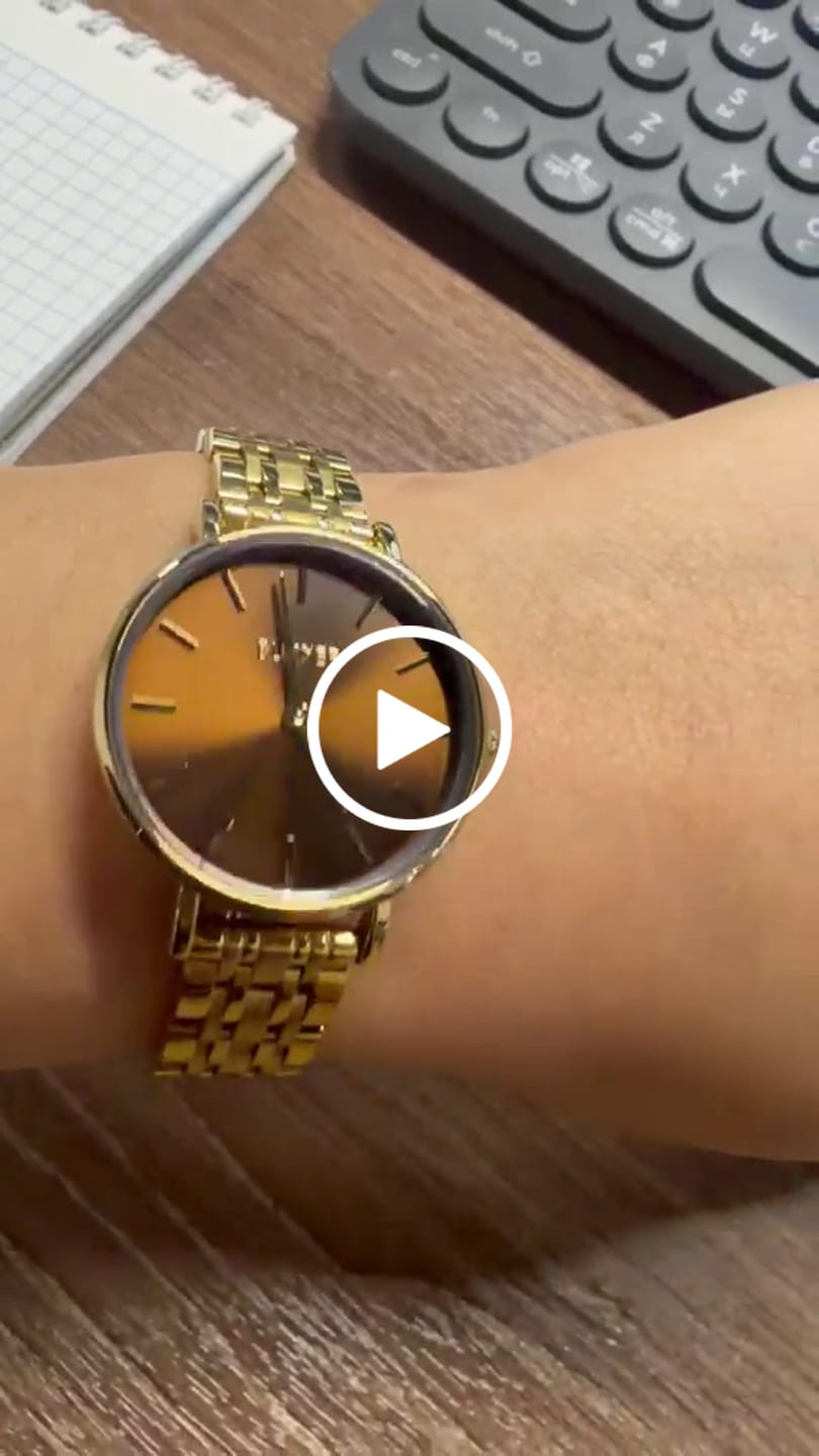 Customer video review of Ruby Petite Gold Brown