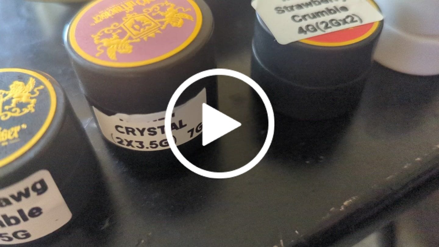 Customer video review of Legendary Honey Crystal Gorilla Glue 3.5G (BOGO)