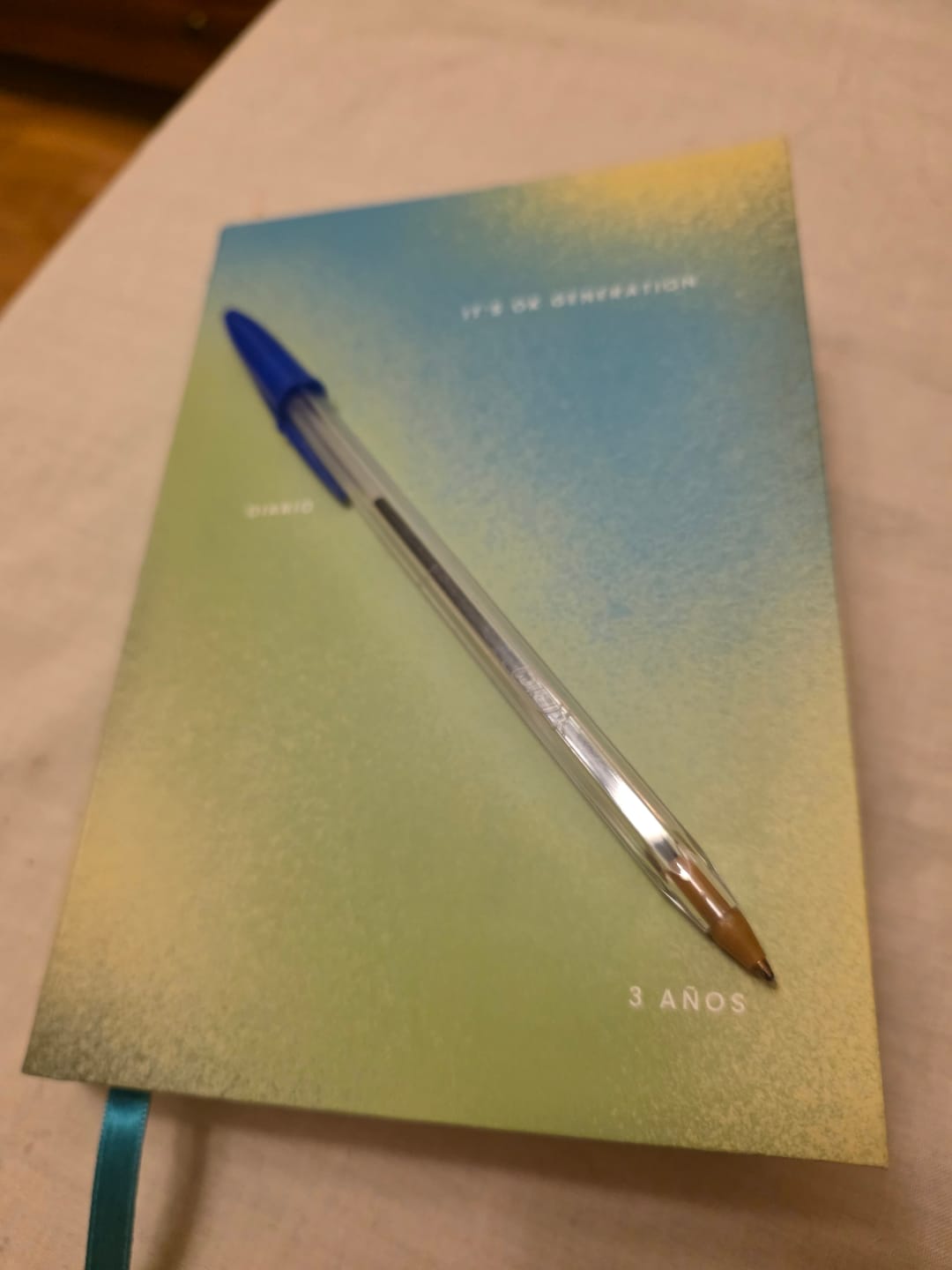 Customer photo review of Diario de 3 años | Portada Cometa