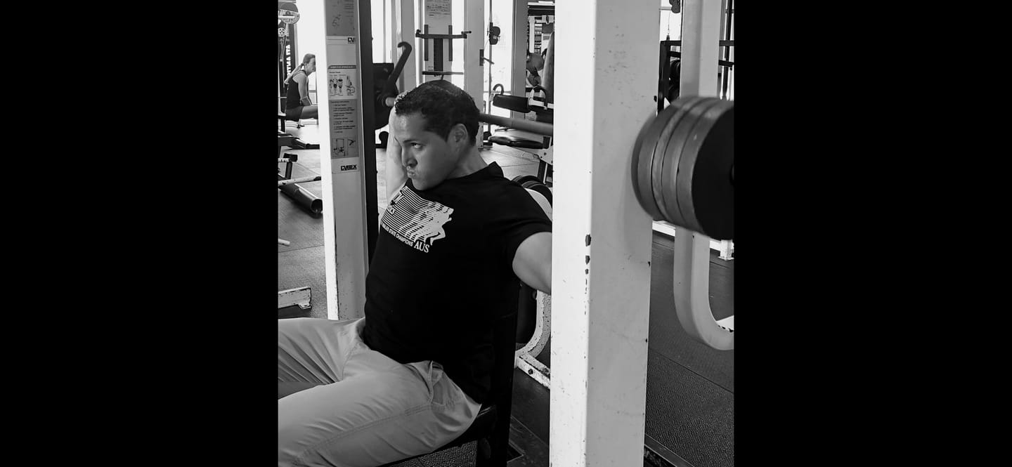 Customer photo review of Athletics Print Tee - Black