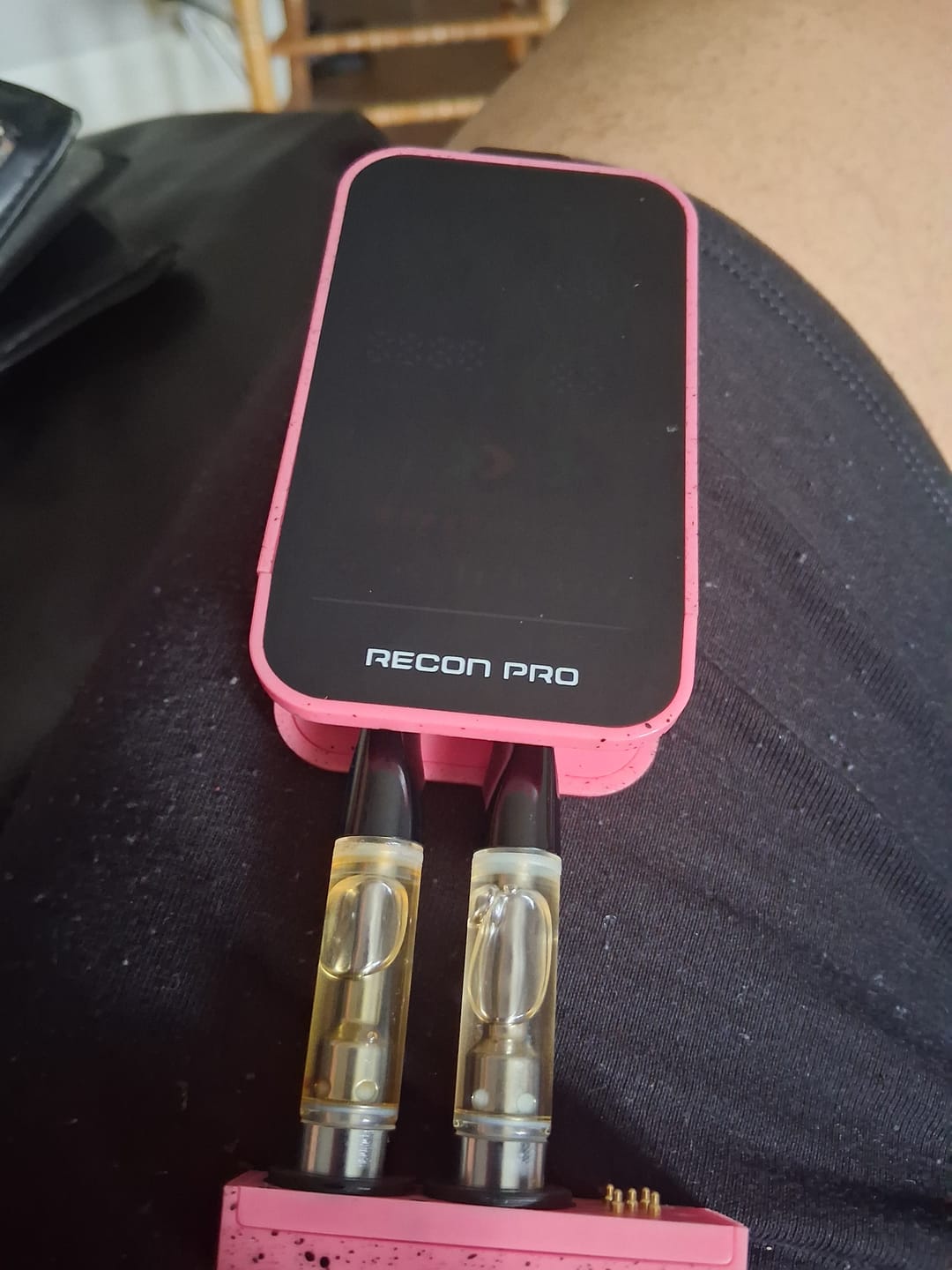 Customer photo review of 3pc Flavor Pack of 1 Gram THCA Blend Full Spectrum Vape Cartridge