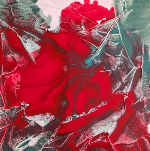 Customer photo review of Acrylfarbe - Signalrot
