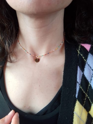 Customer photo review of Collar Letras ABC