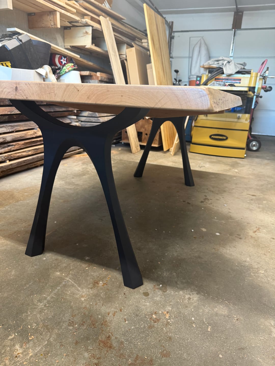 Customer photo review of Table Legs 405 Haru 28.2" H Metal Dining Furniture Legs