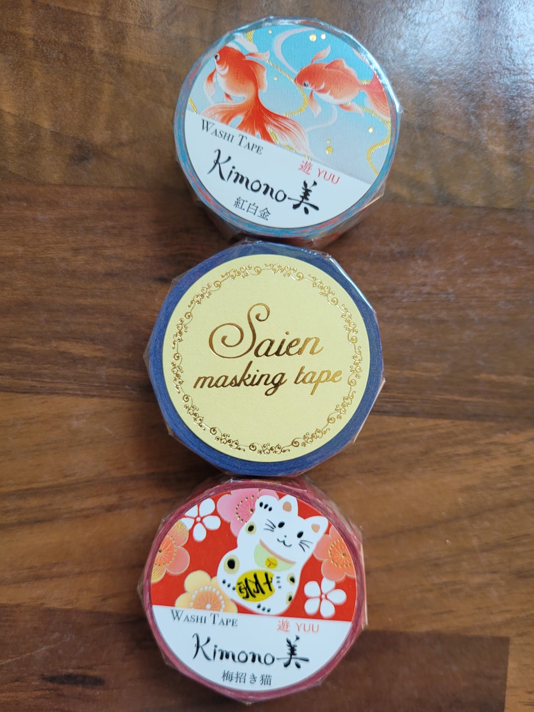 Customer photo review of Japanse Washi Tape Maneki Neko