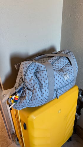 Reseña con foto de un cliente sobre Bolso Maternal Print