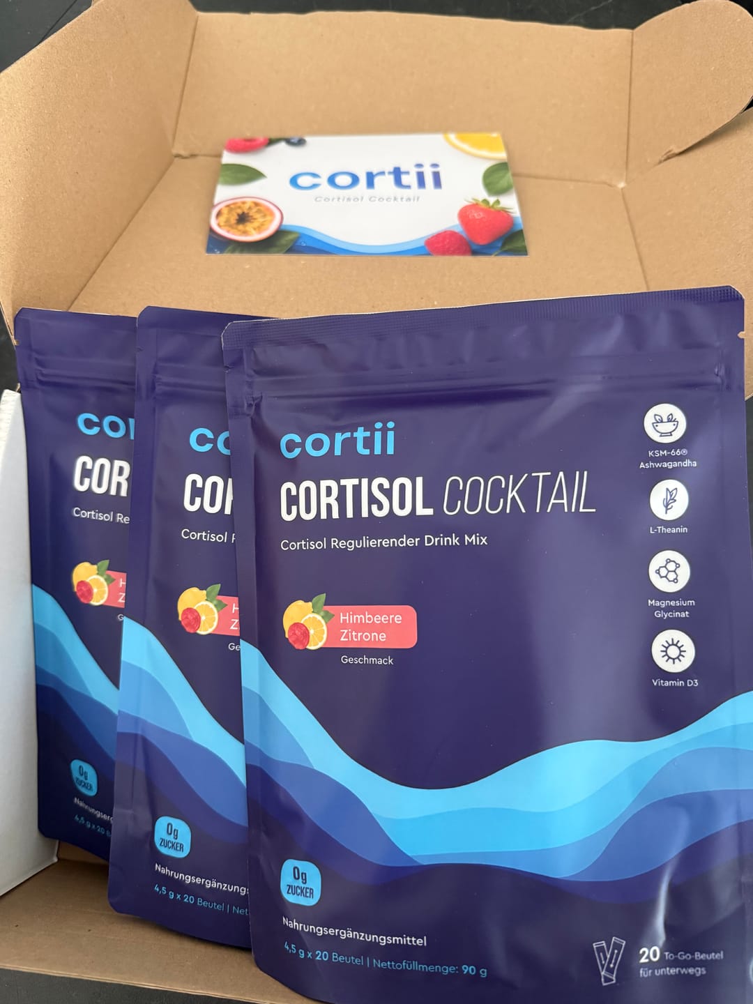 Customer photo review of Cortii Cortisol Cocktail