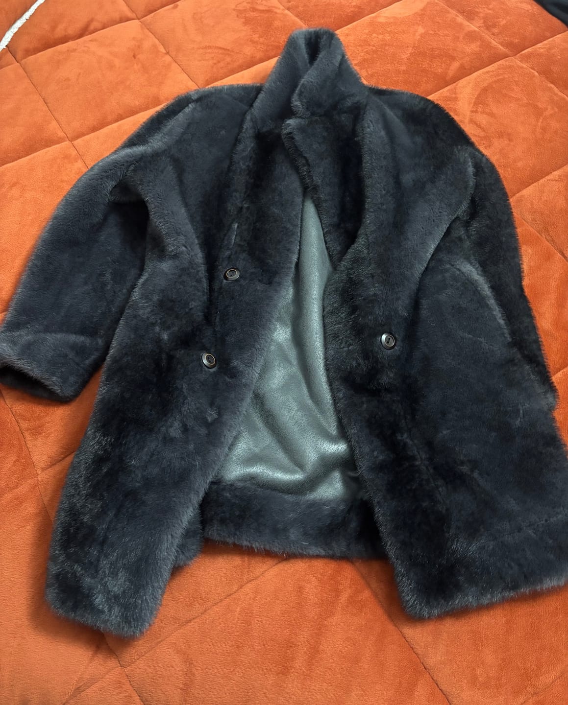 Customer photo review of BILSON™ Çift Taraflı Vizon Kaban