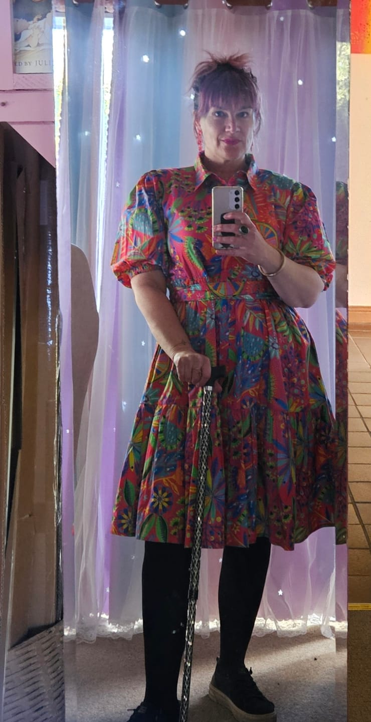 Customer photo review of Melody Dress - Neon Summer