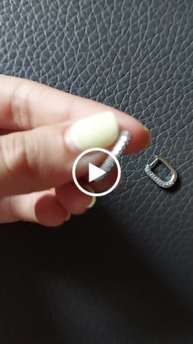 Customer photo review of Pendientes Lateral Brillante