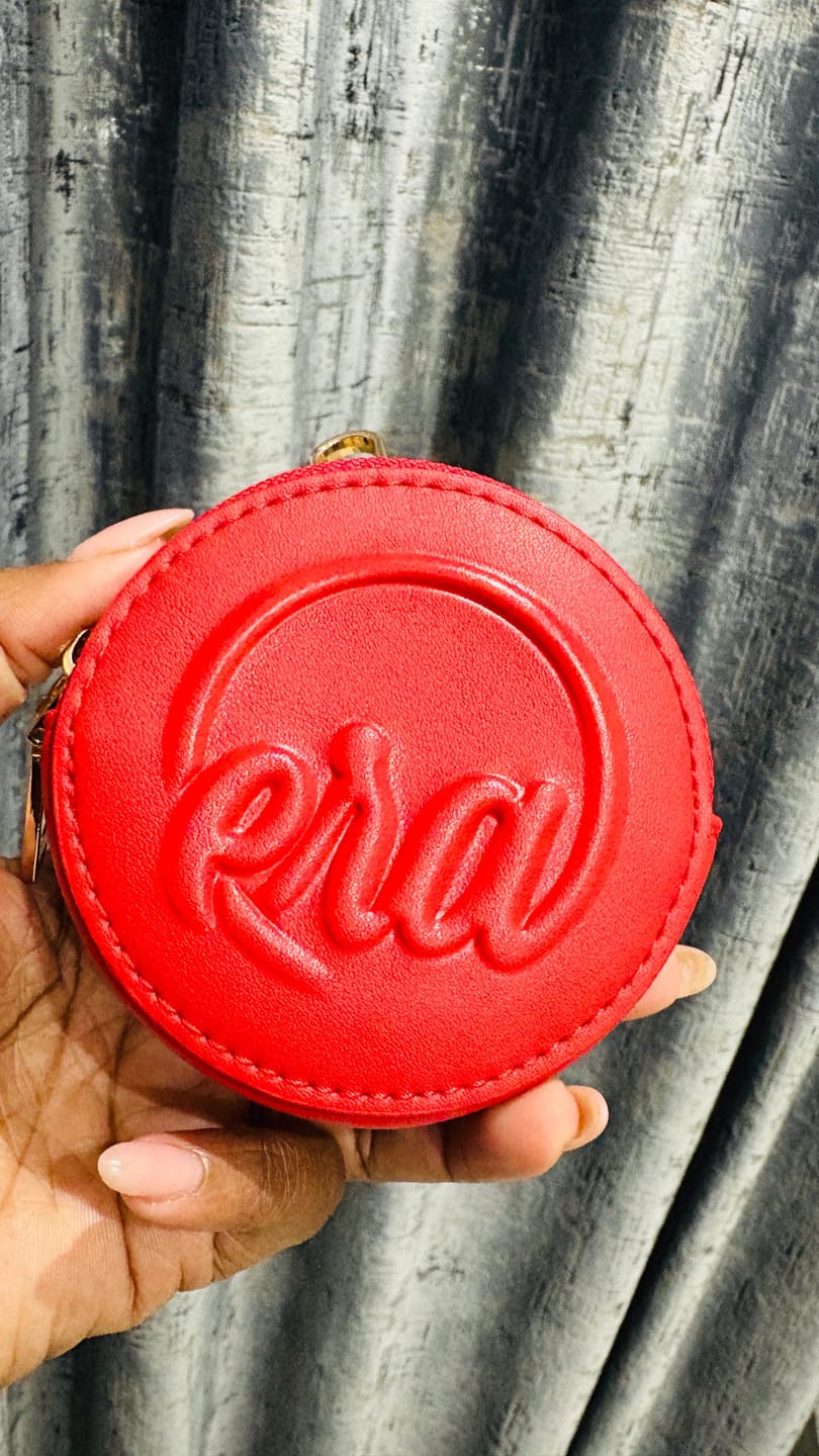 Customer photo review of Red Era Charm Purse