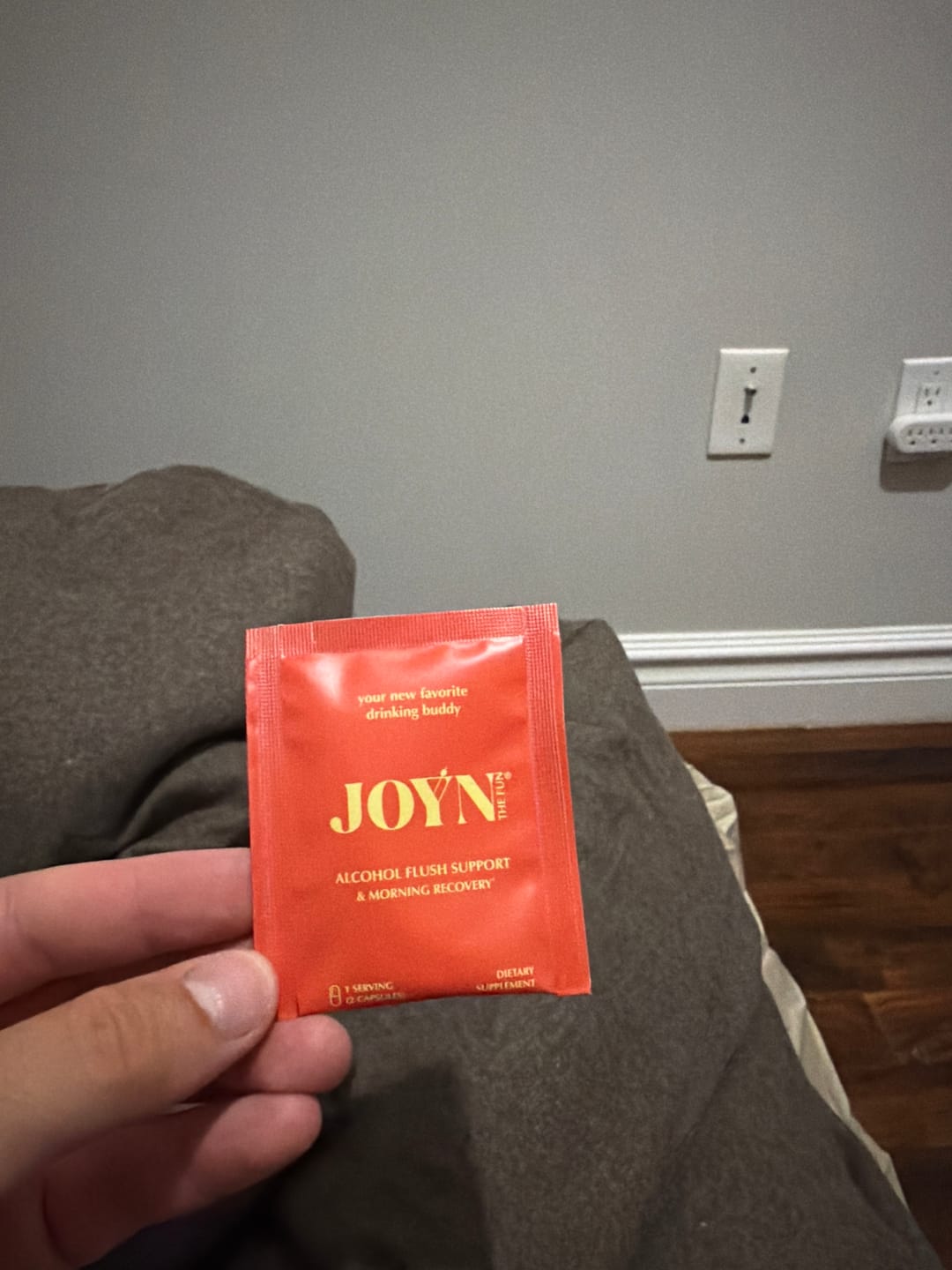 Customer photo review of Alcohol Flush and Hangover Reducer Capsules