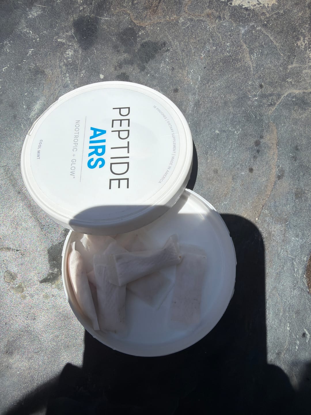 Customer photo review of Peptide Airs - Glutathione & NAD+ Energy Pouches