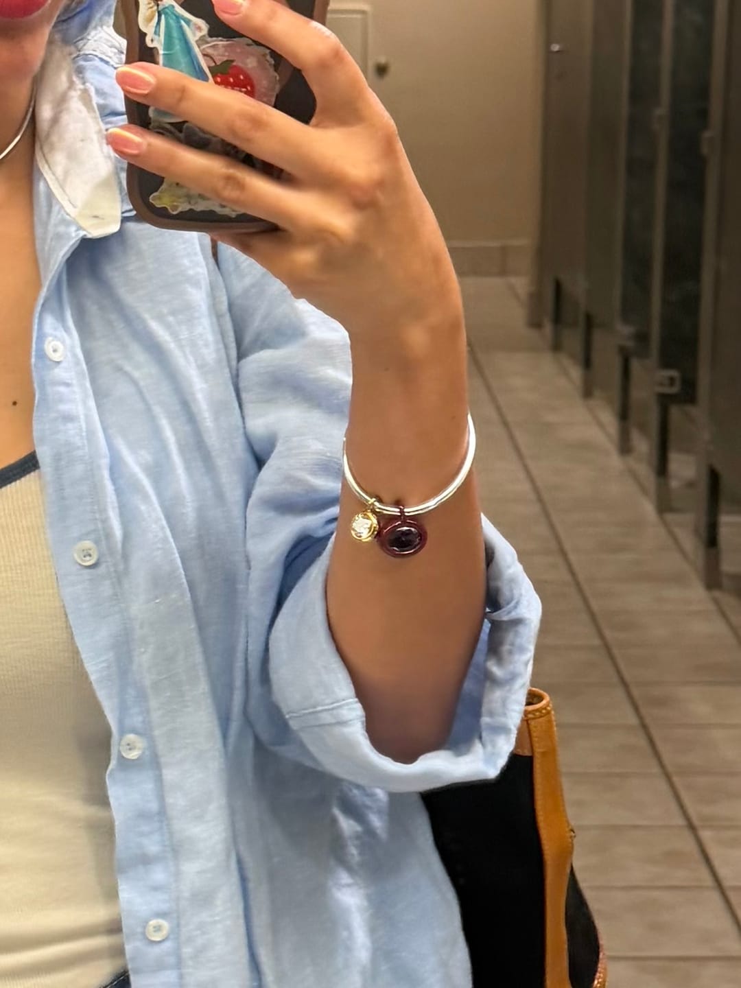 Customer photo review of The Birthstone Charm