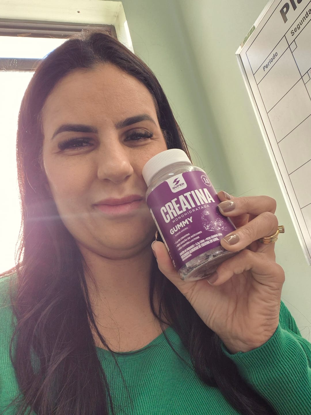 Customer photo review of Gummy Creatina Amora (60 gomas)