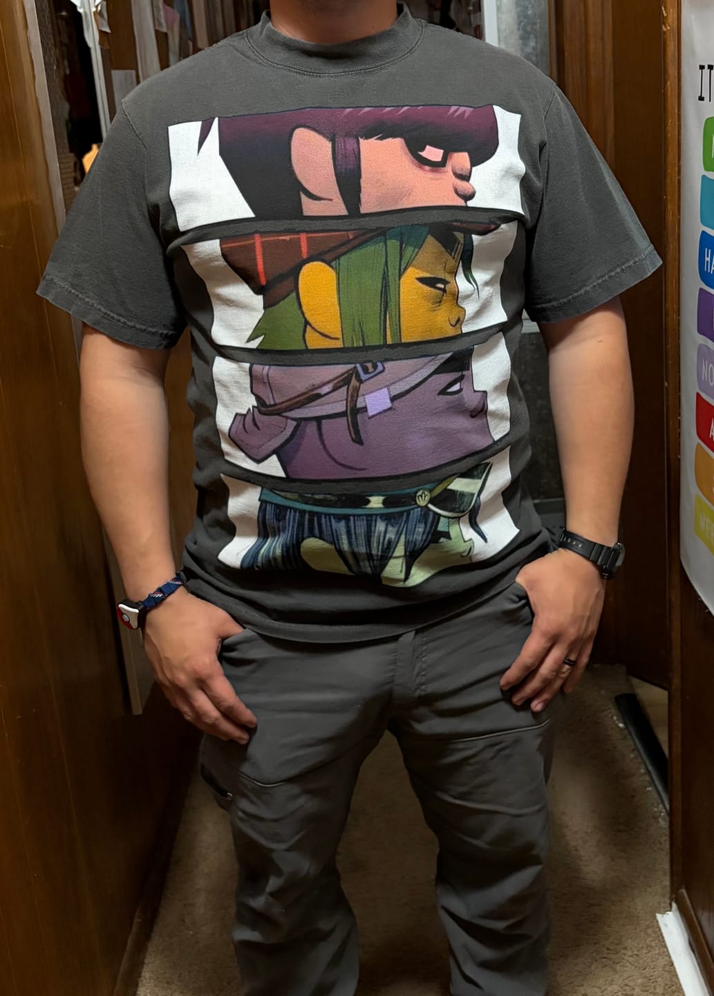 Customer photo review of The Gorillaz T-Shirt