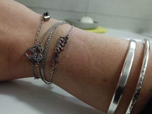 Customer photo review of Collar Nombre - Personalizado