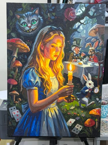 Customer photo review of Wonderland Tea Party Candlelight (80 Colors)