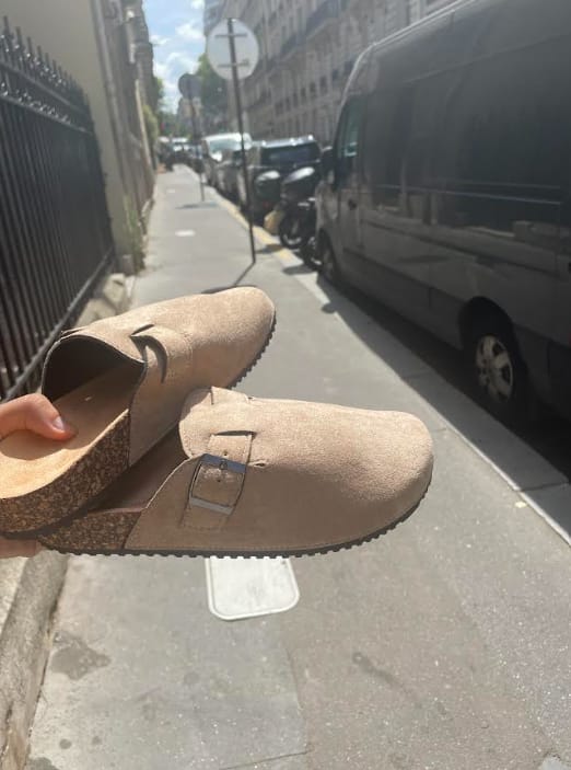 Customer photo review of Mule Confort Suede - Breya