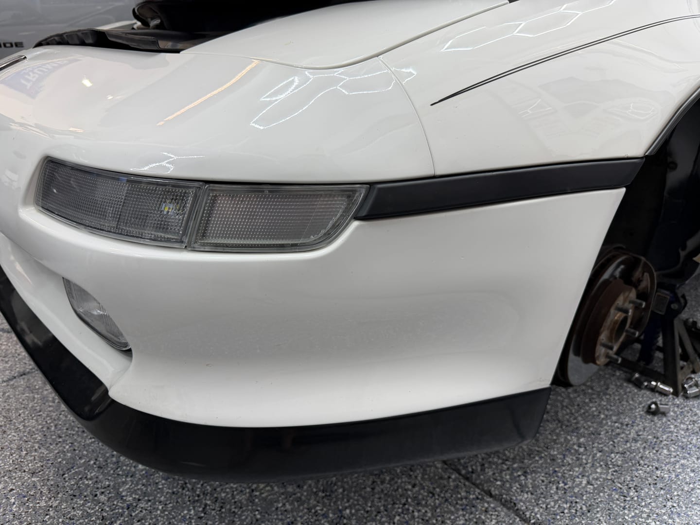 Customer photo review of Reproduction JDM Front Solid Side Moldings (Front Side Marker Deletes)