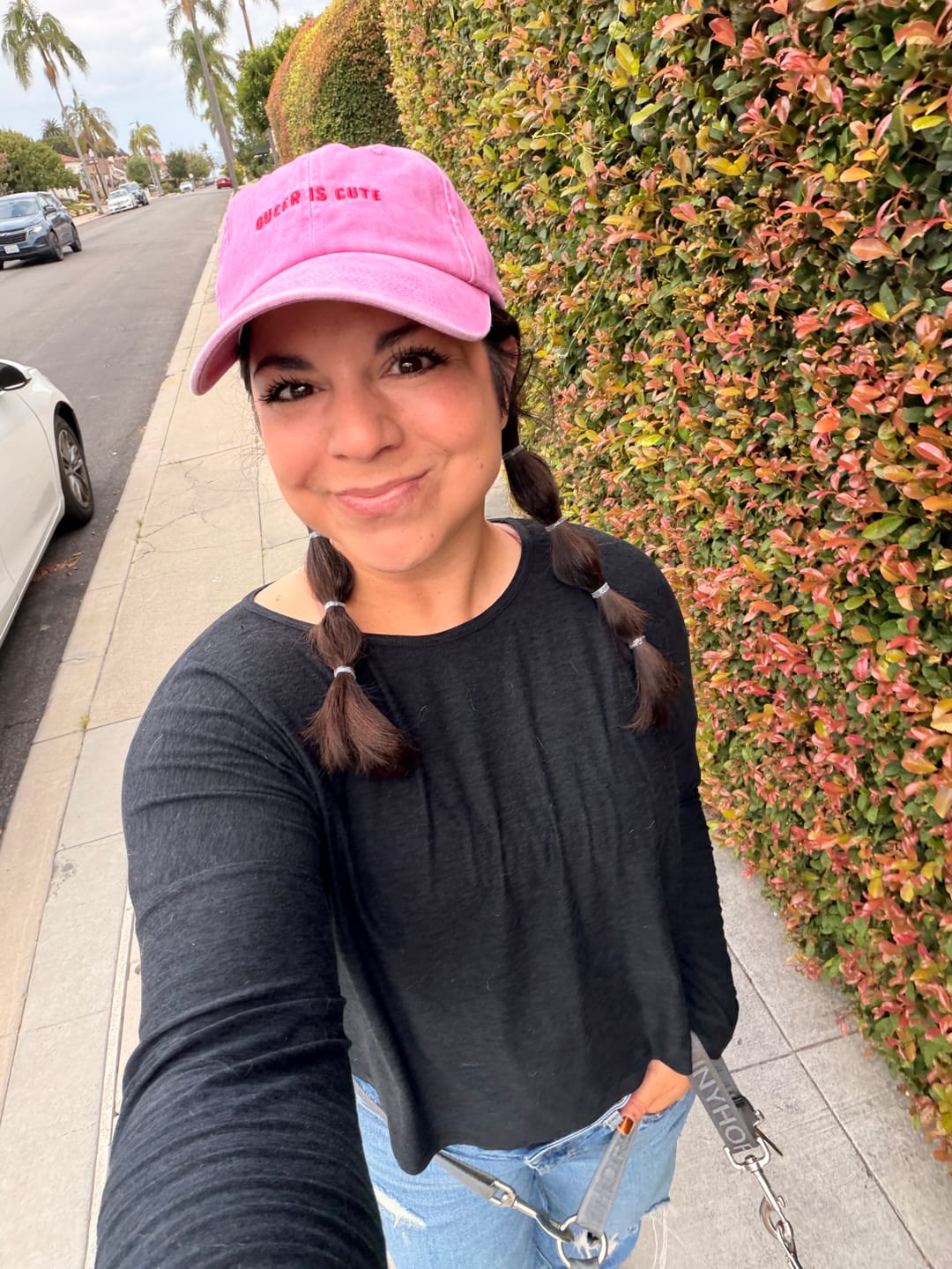 Customer photo review of Queer Is Cute Baseball Hat
