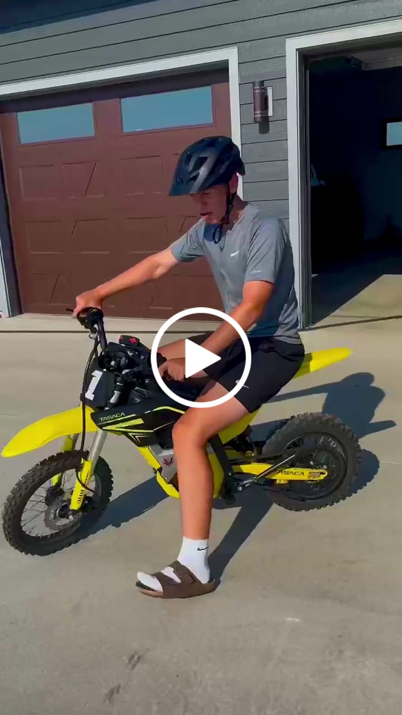 Customer video review of T500-V58 Electric Dirt Bike