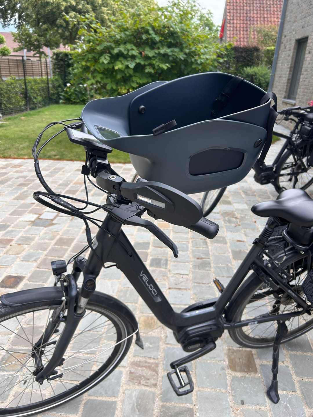 Customer photo review of Kvisp Dog Bike Carrier (Refurbished)