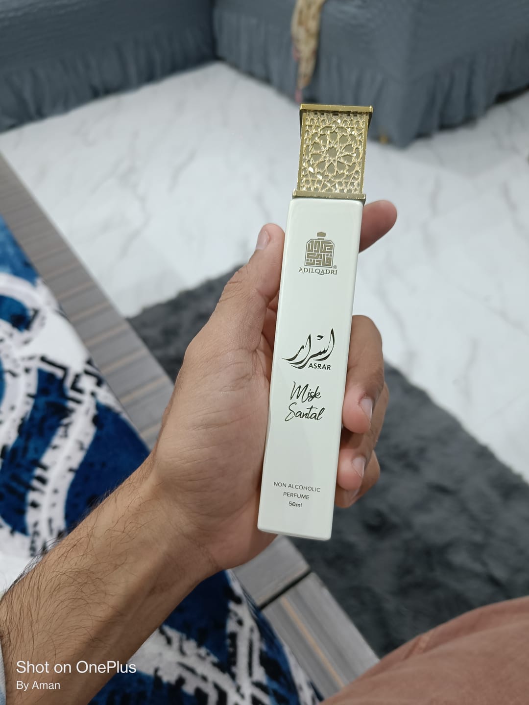 Customer photo review of Asrar Misk Santal Non Alcoholic Perfume Spray 50ml