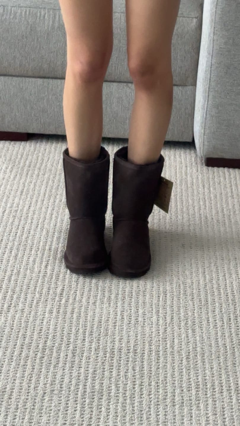 Customer photo review of ELLE SHORT COCOA