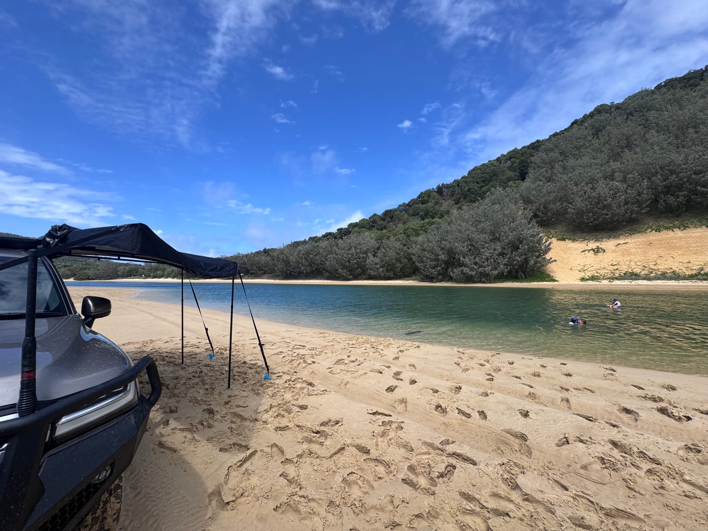 Customer photo review of OPENROAD 180 Free Standing Awning