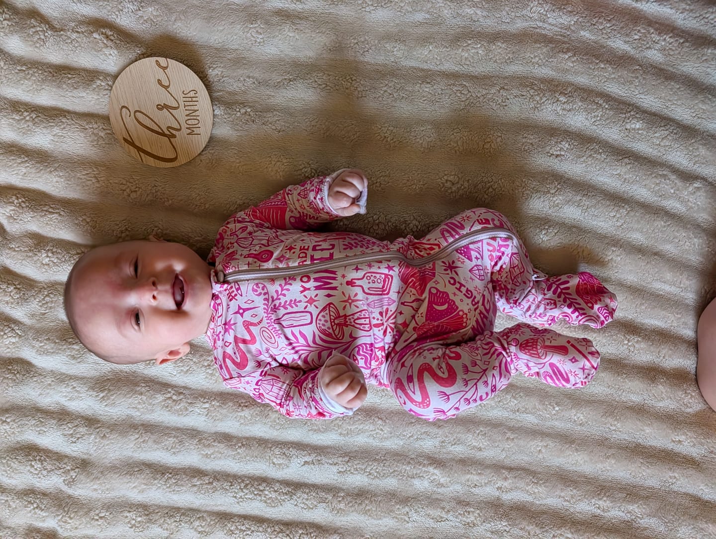 Customer photo review of The Second-Skin Footie | Mystic Mama (Pink)